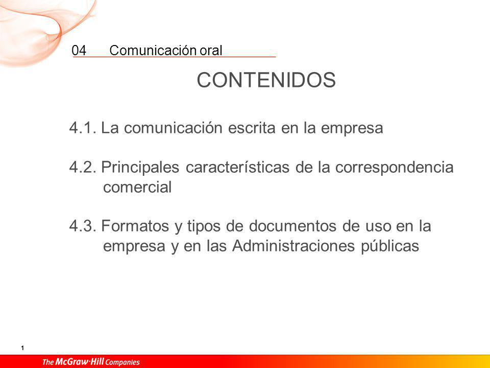 4.1. Comunicación escrita en la empresa