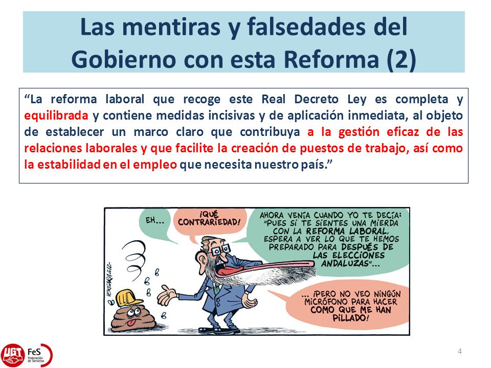 Las mentiras y falsedades del Gobierno con esta Reforma (2)