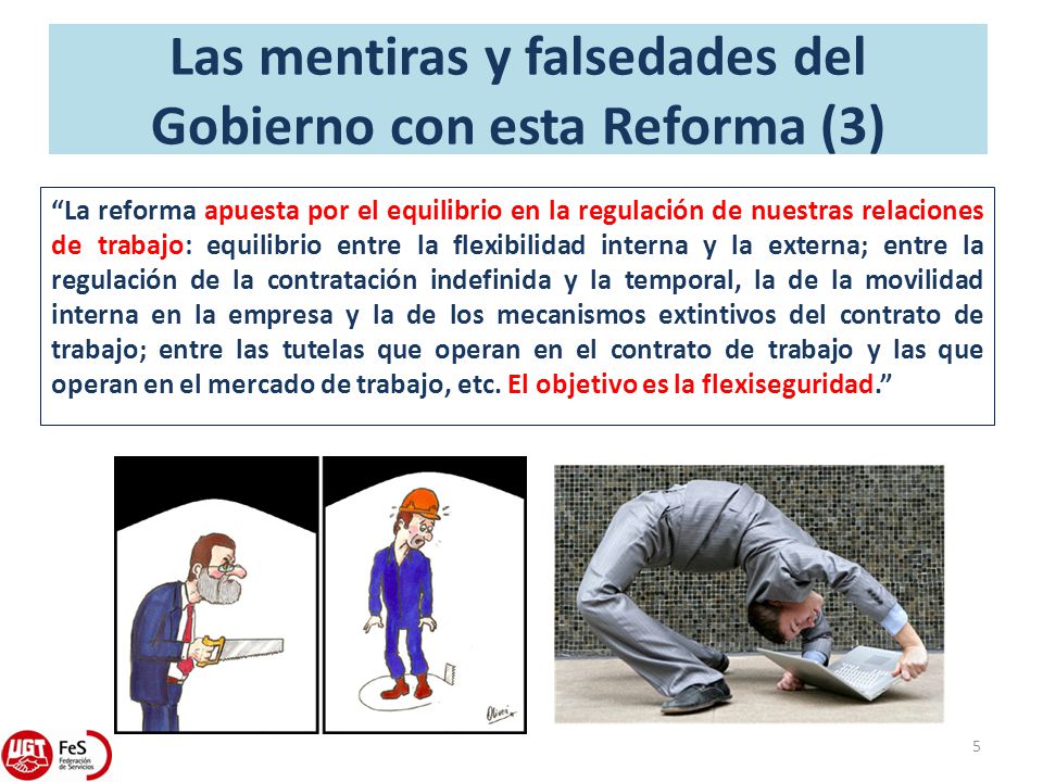 Las mentiras y falsedades del Gobierno con esta Reforma (3)