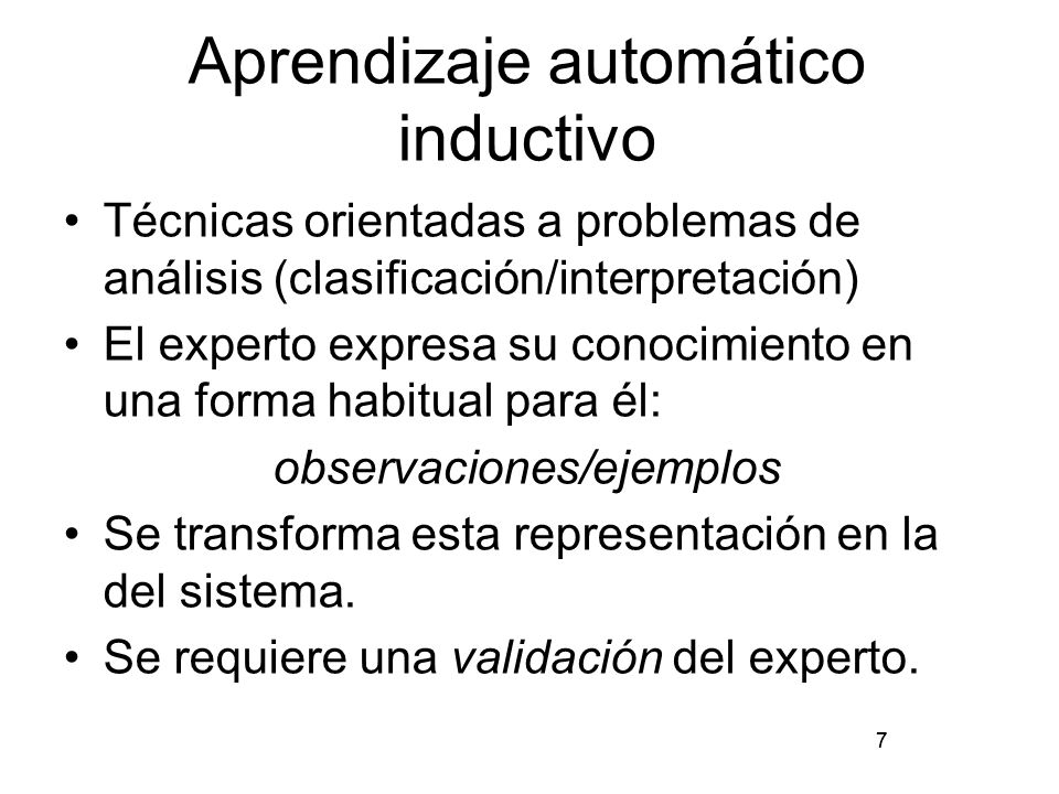 Aprendizaje automático inductivo