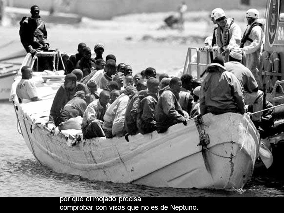 por qué el mojado precisa comprobar con visas que no es de Neptuno.