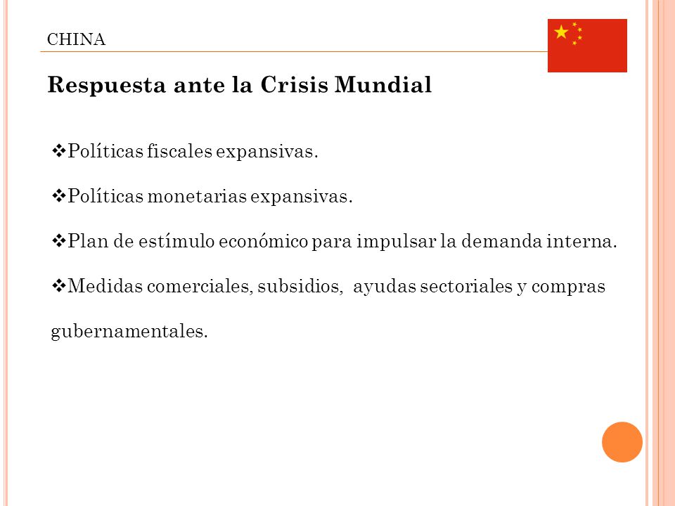 Respuesta ante la Crisis Mundial