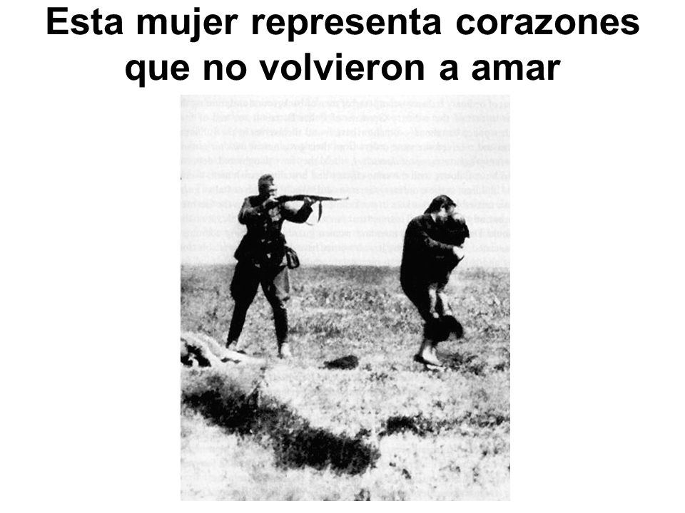 Esta mujer representa corazones que no volvieron a amar