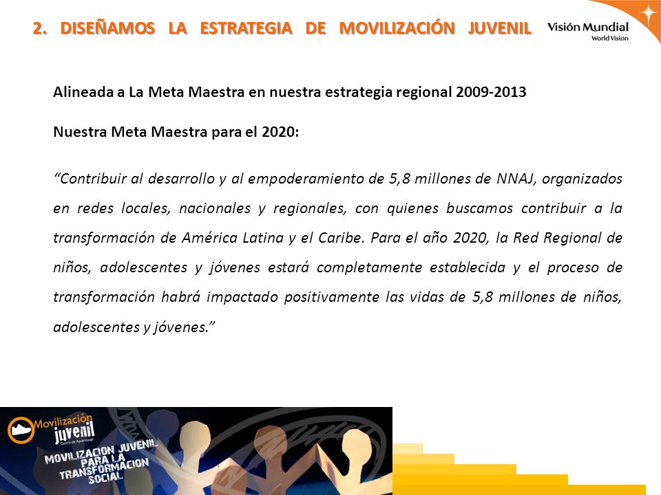 2. DISEÑAMOS LA ESTRATEGIA DE MOVILIZACIÓN JUVENIL