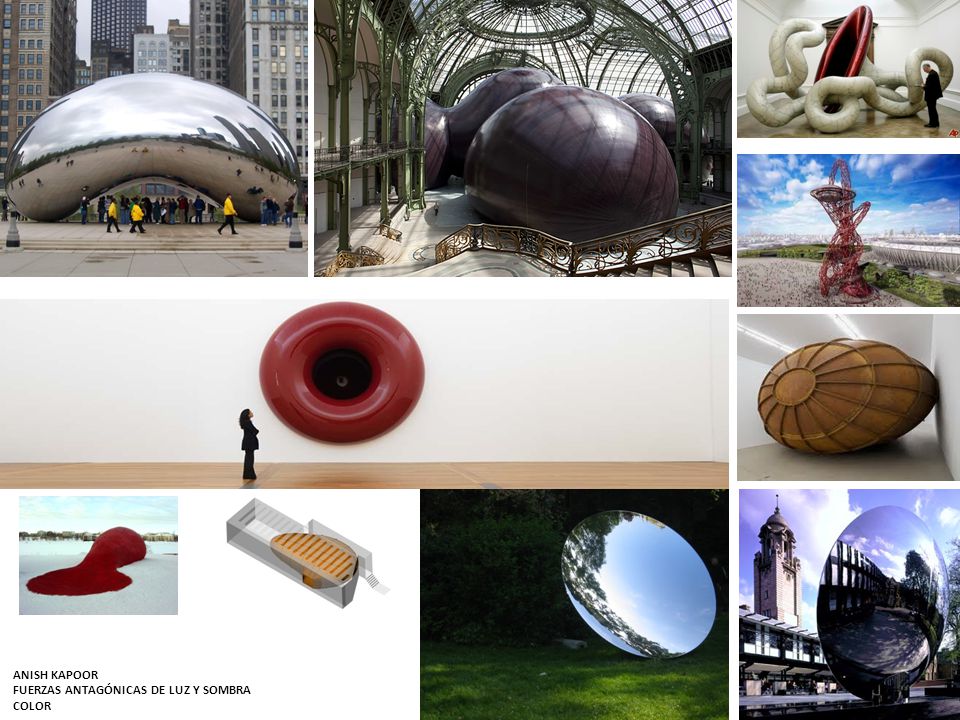 ANISH KAPOOR FUERZAS ANTAGÓNICAS DE LUZ Y SOMBRA COLOR