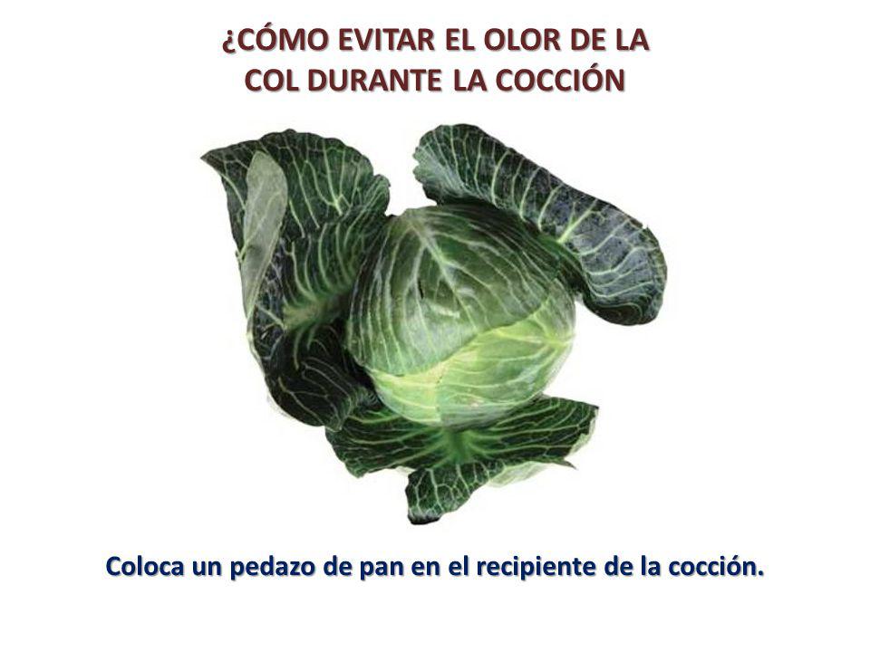 ¿CÓMO EVITAR EL OLOR DE LA COL DURANTE LA COCCIÓN