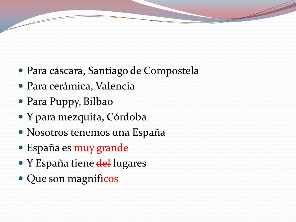 Para cáscara, Santiago de Compostela
