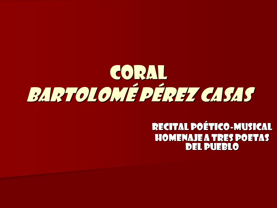Coral Bartolomé Pérez Casas