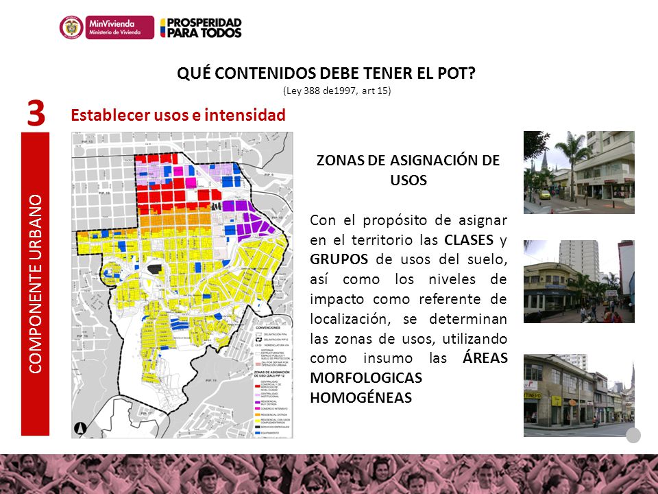 QUÉ CONTENIDOS DEBE TENER EL POT ZONAS DE ASIGNACIÓN DE USOS