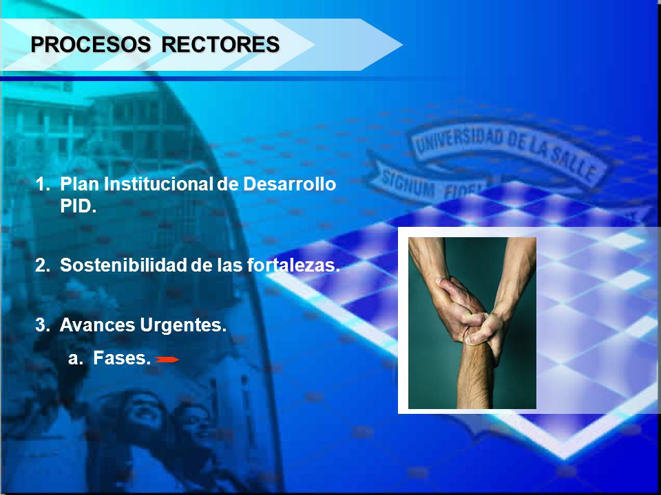 PROCESOS RECTORES Plan Institucional de Desarrollo PID.