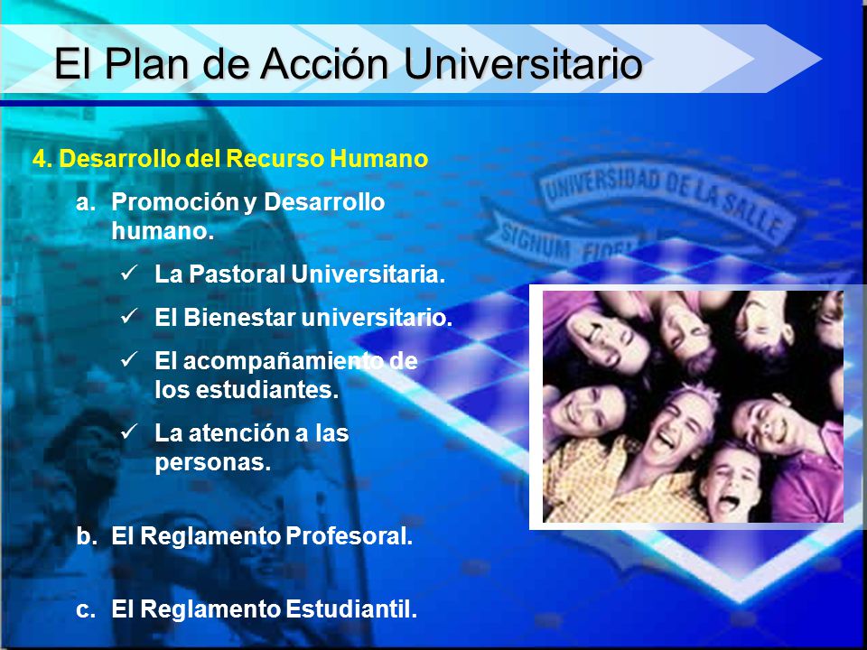 El Plan de Acción Universitario