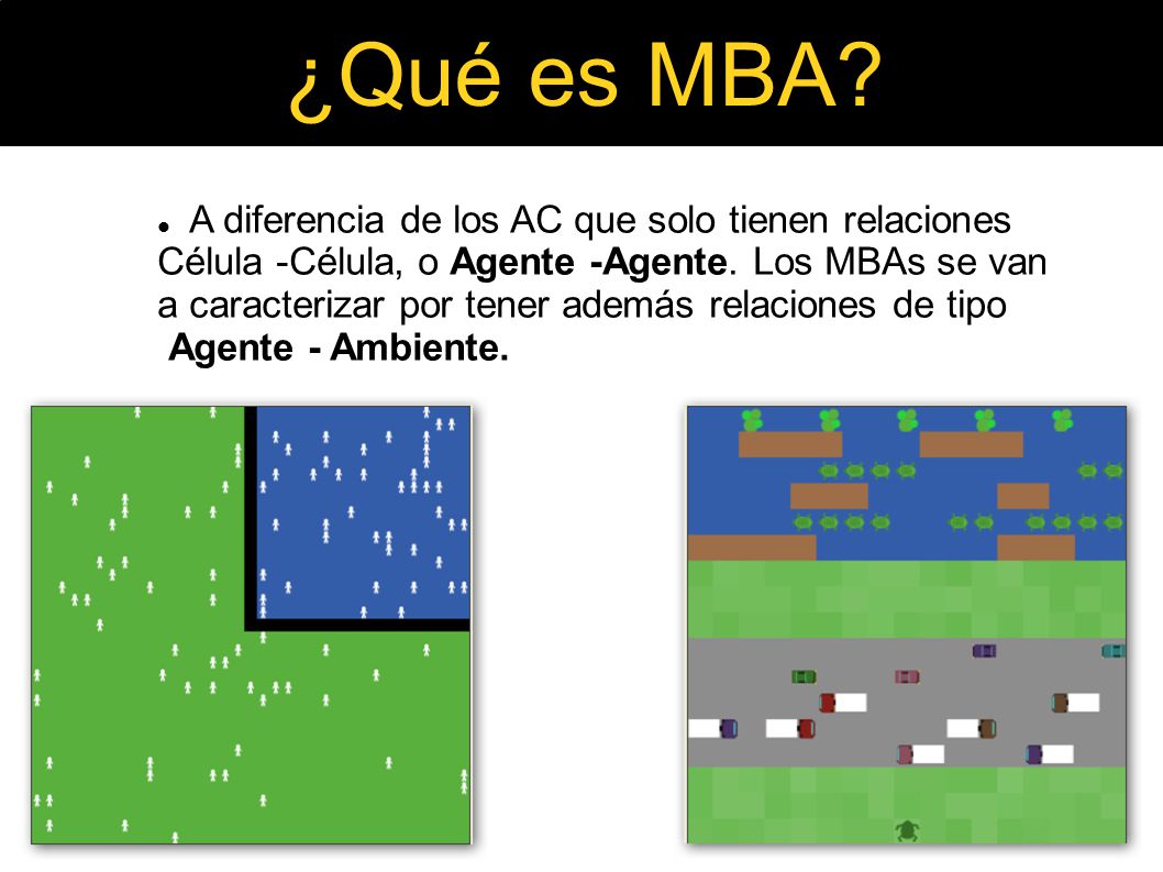 ¿Qué es MBA A diferencia de los AC que solo tienen relaciones