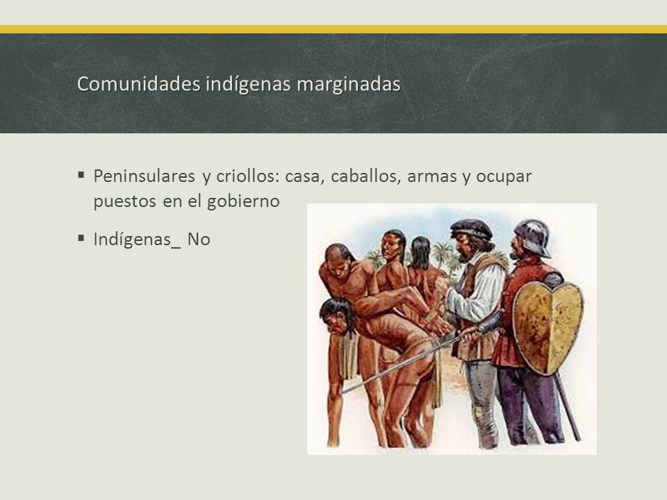 Comunidades indígenas marginadas
