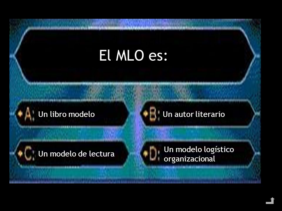 El MLO es: Un libro modelo Un autor literario