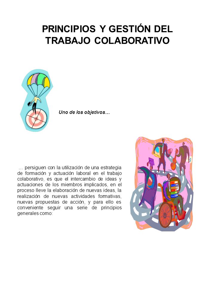 PRINCIPIOS Y GESTIÓN DEL TRABAJO COLABORATIVO