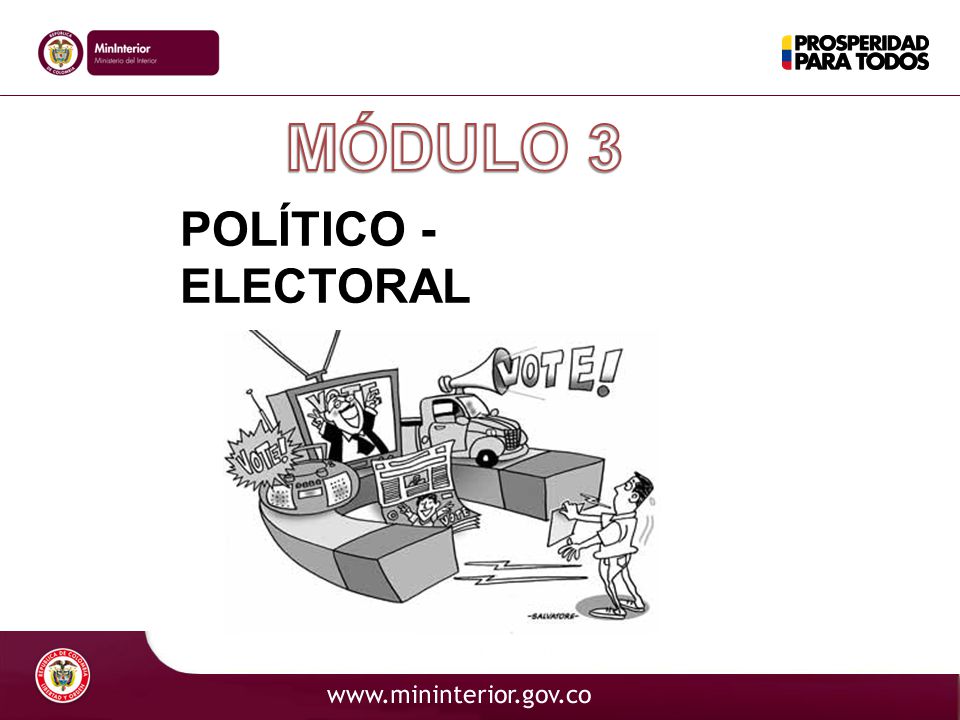 MÓDULO 3 POLÍTICO - ELECTORAL