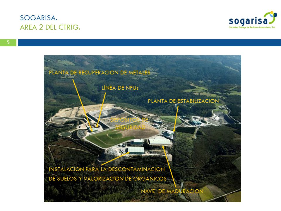 SOGARISA. AREA 2 DEL CTRIG. PLANTA DE RECUPERACION DE METALES