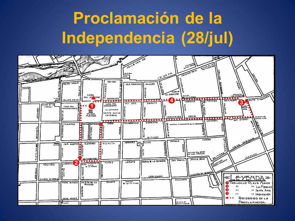 Proclamación de la Independencia (28/jul)