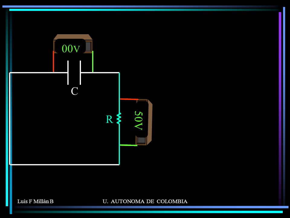 00V 50V 10V 40V 20V 30V R C Luis F Millán B U. AUTONOMA DE COLOMBIA