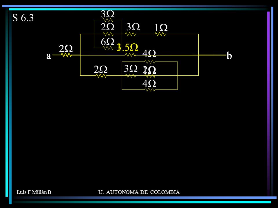 3W 6W 4W 2W 1W a b S 6.3 3W 2W a b 2W 1W a b a b 3.5W 2W a b 1.5W
