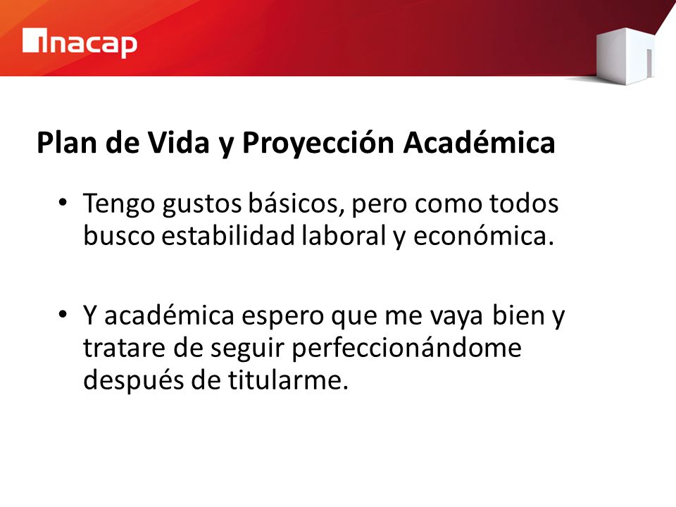 Plan de Vida y Proyección Académica