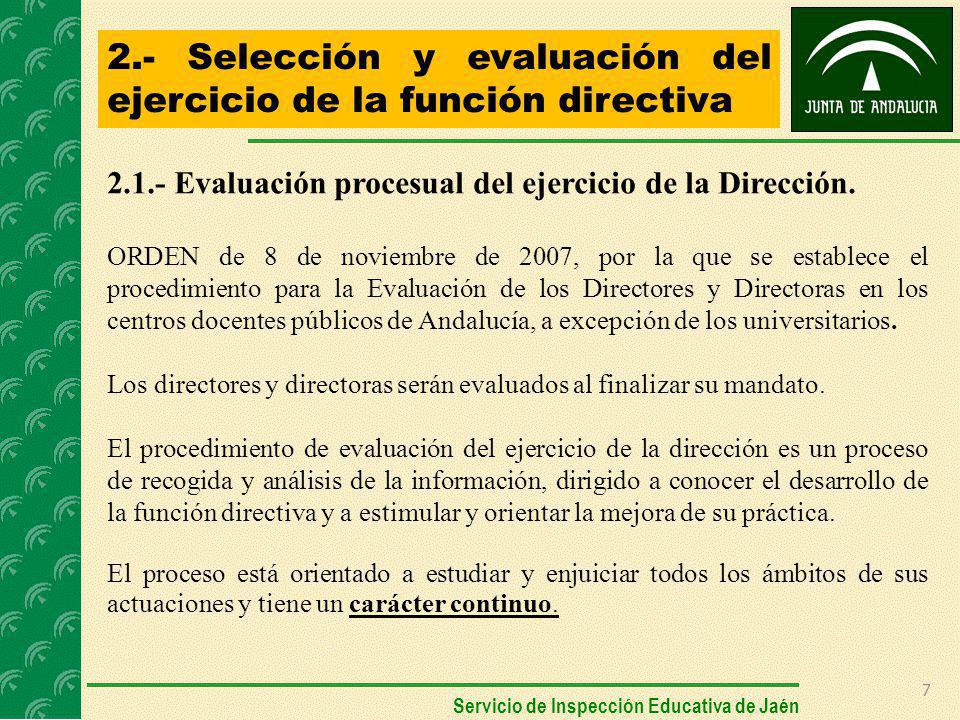 Servicio de Inspección Educativa de Jaén