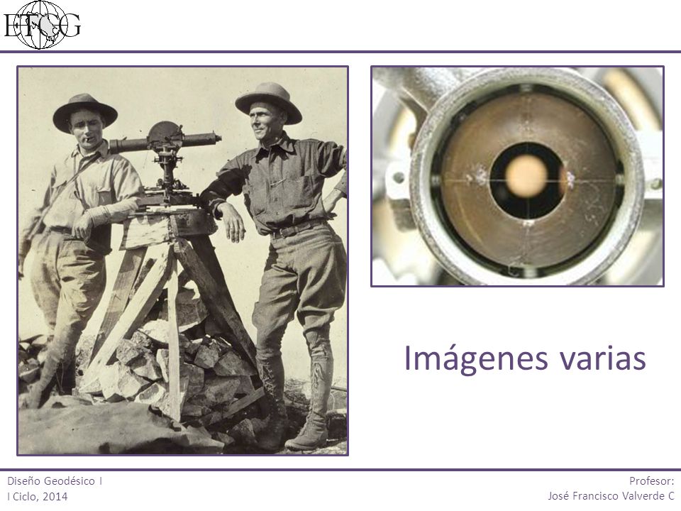 Imágenes varias Profesor: Diseño Geodésico I I Ciclo, 2014