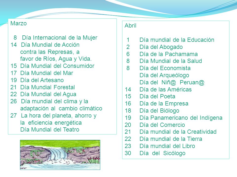 Marzo 8 Día Internacional de la Mujer. Día Mundial de Acción. contra las Represas, a. favor de Ríos, Agua y Vida.
