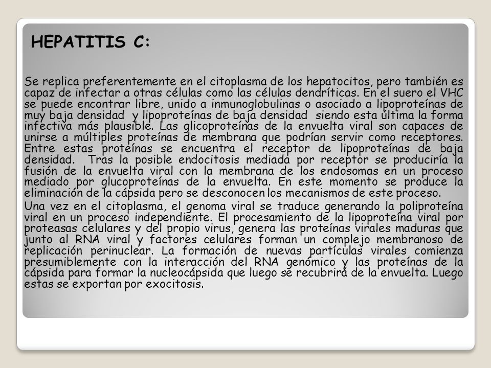 HEPATITIS C: