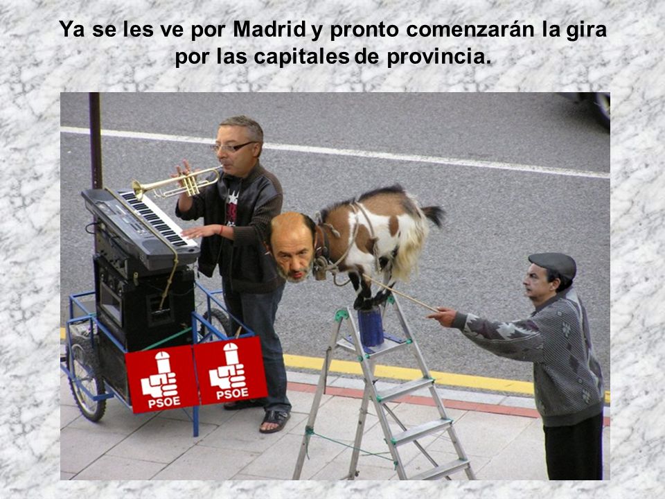 Ya se les ve por Madrid y pronto comenzarán la gira por las capitales de provincia.