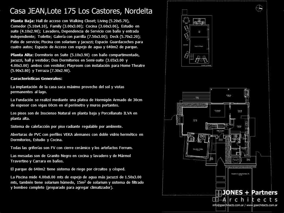 Planta Baja: Hall de acceso con Walking Closet; Living (5. 20x5