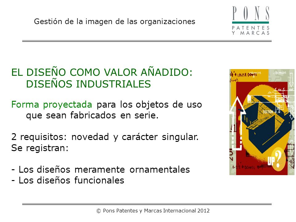 © Pons Patentes y Marcas Internacional 2012