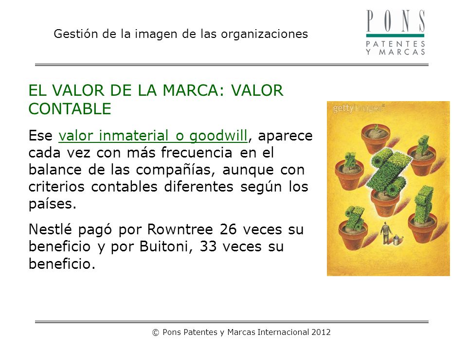 © Pons Patentes y Marcas Internacional 2012