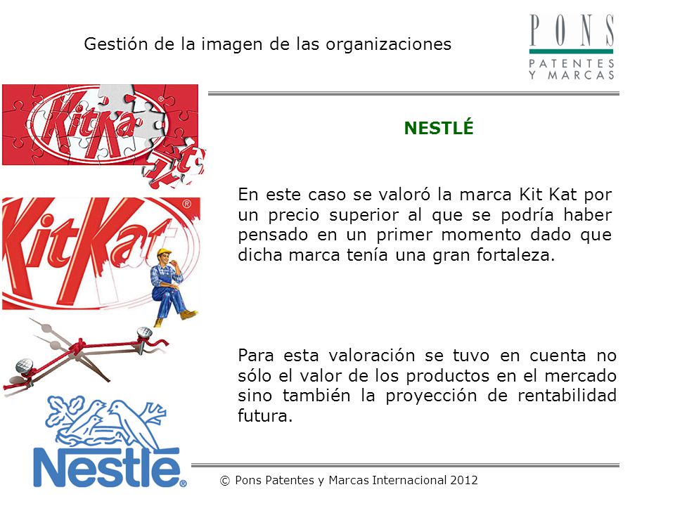 © Pons Patentes y Marcas Internacional 2012