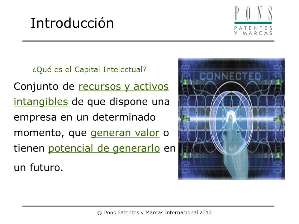 © Pons Patentes y Marcas Internacional 2012