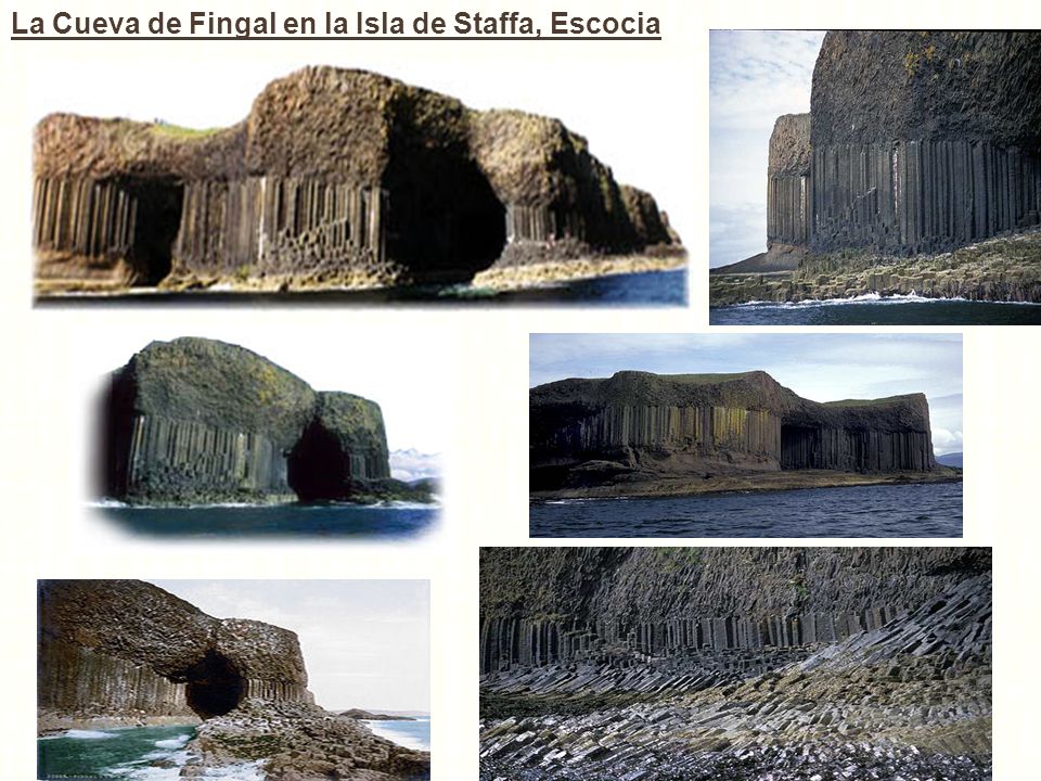 La Cueva de Fingal en la Isla de Staffa, Escocia