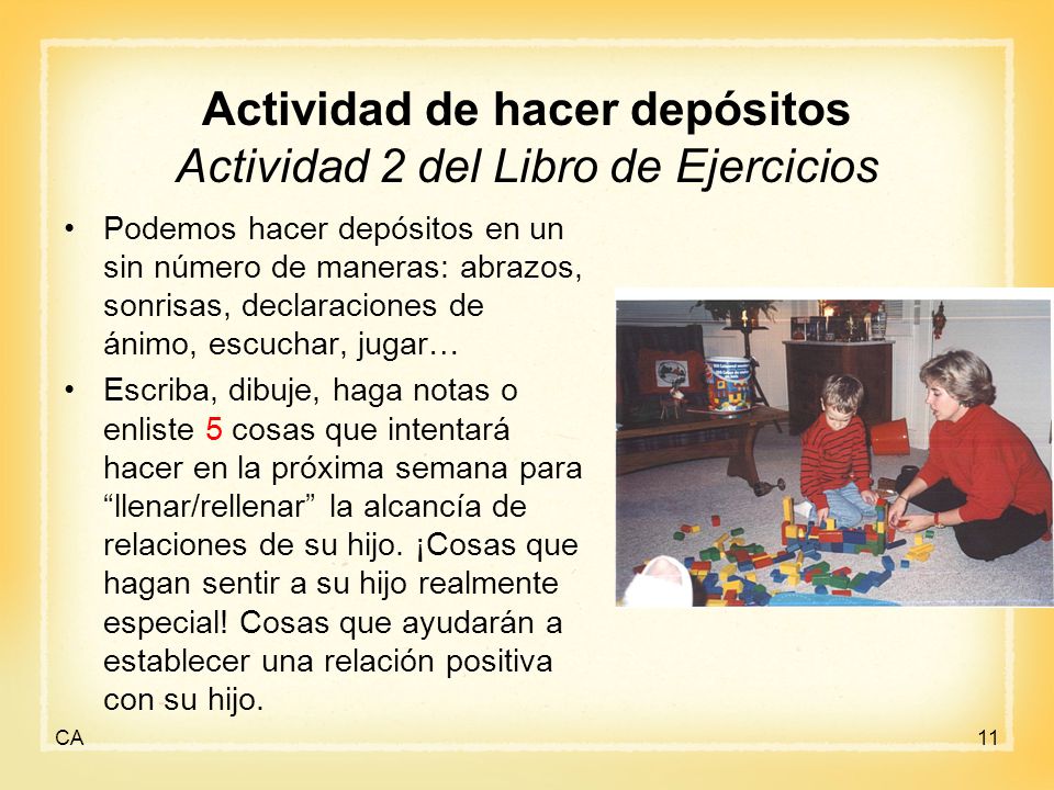 Actividad de hacer depósitos Actividad 2 del Libro de Ejercicios