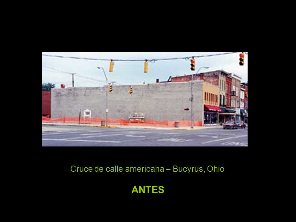 Cruce de calle americana – Bucyrus, Ohio