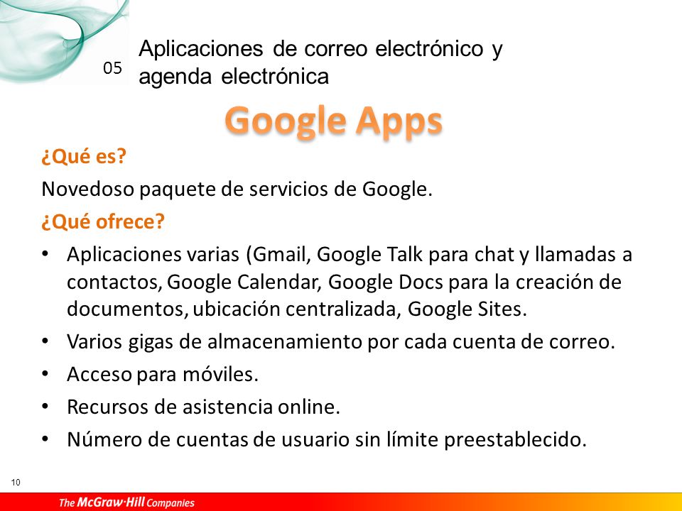 Google Apps ¿Qué es Novedoso paquete de servicios de Google.