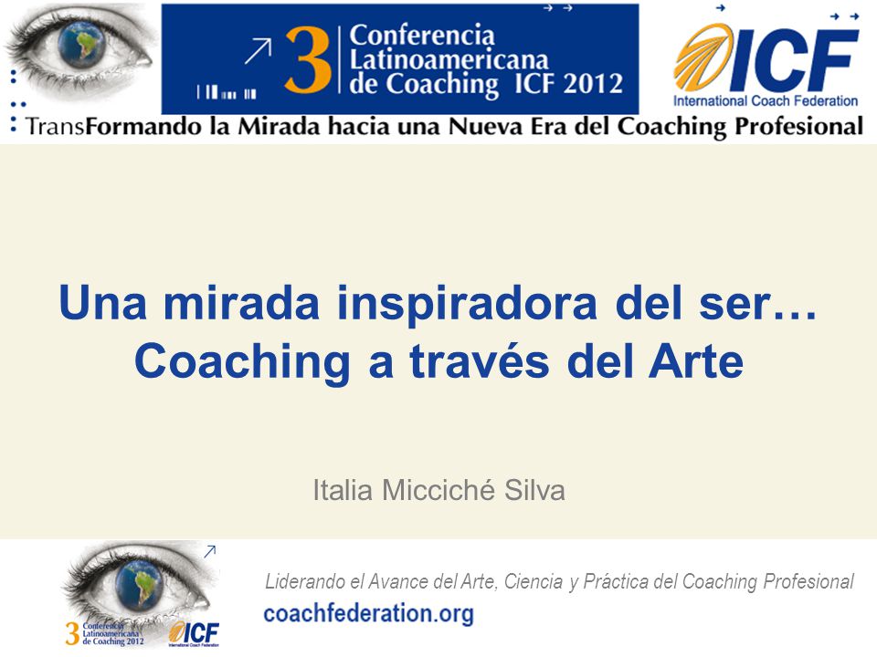 Una mirada inspiradora del ser… Coaching a través del Arte