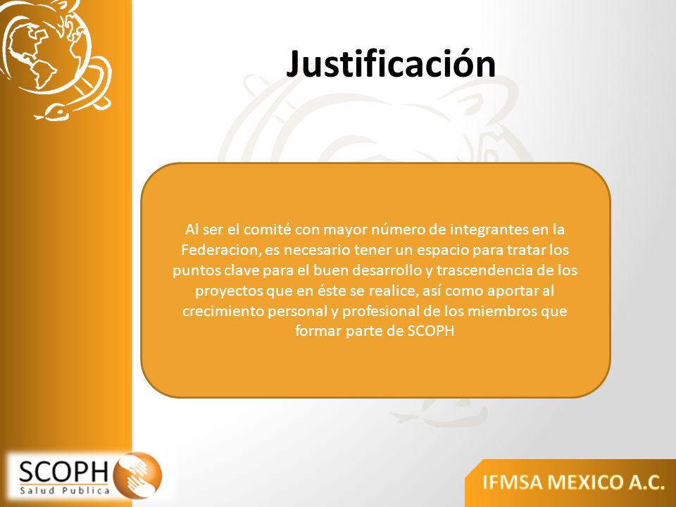 Justificación