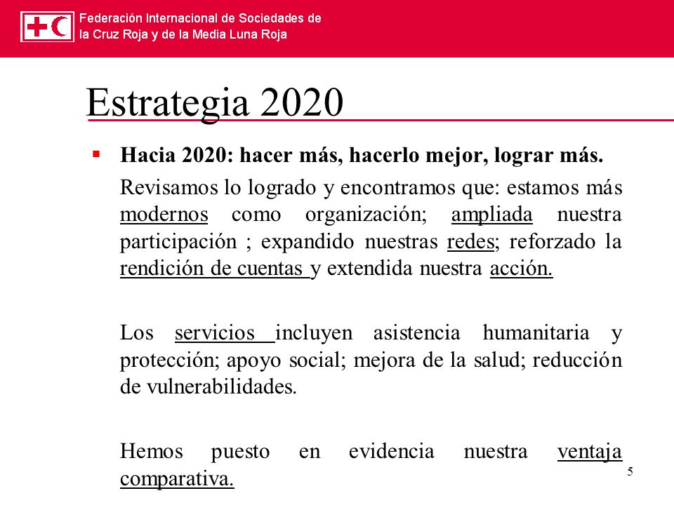 Estrategia 2020 Hacia 2020: hacer más, hacerlo mejor, lograr más.