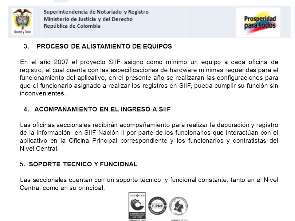 3. PROCESO DE ALISTAMIENTO DE EQUIPOS