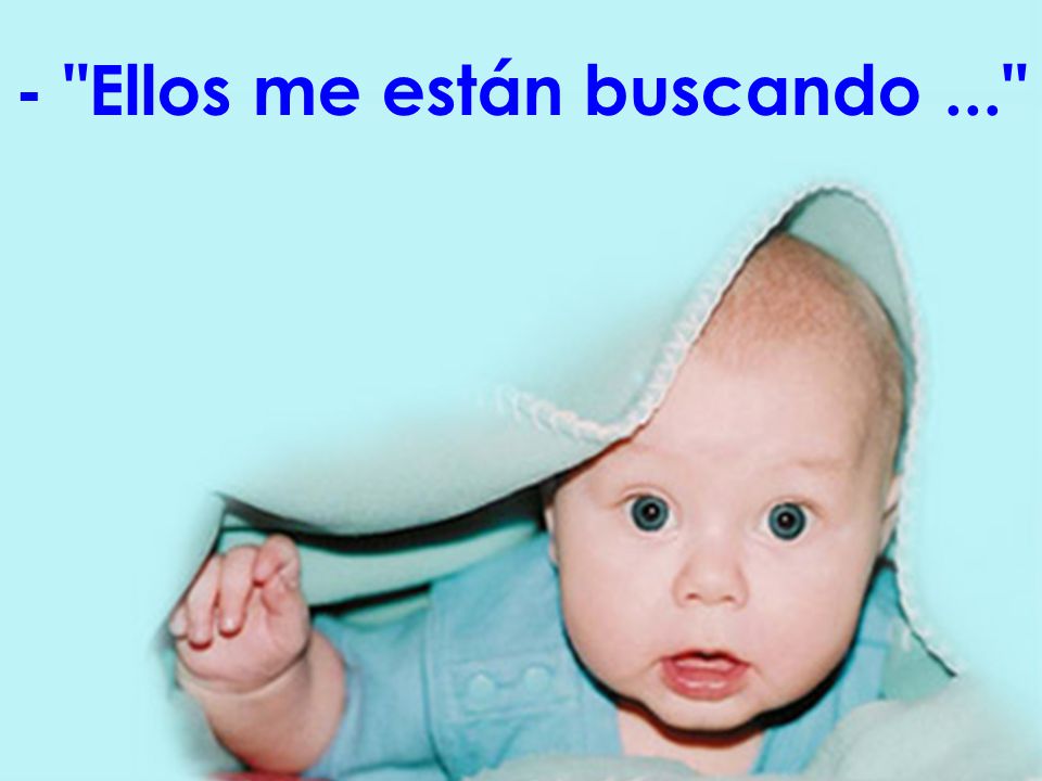 - Ellos me están buscando ...