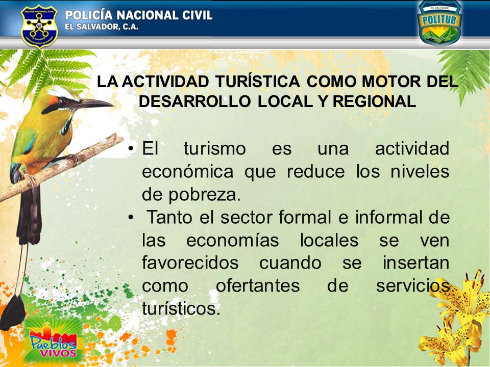 LA ACTIVIDAD TURÍSTICA COMO MOTOR DEL DESARROLLO LOCAL Y REGIONAL