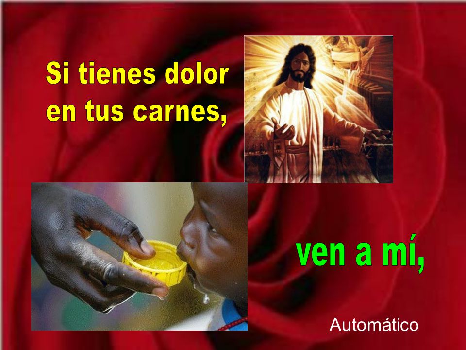 Si tienes dolor en tus carnes, ven a mí, Automático