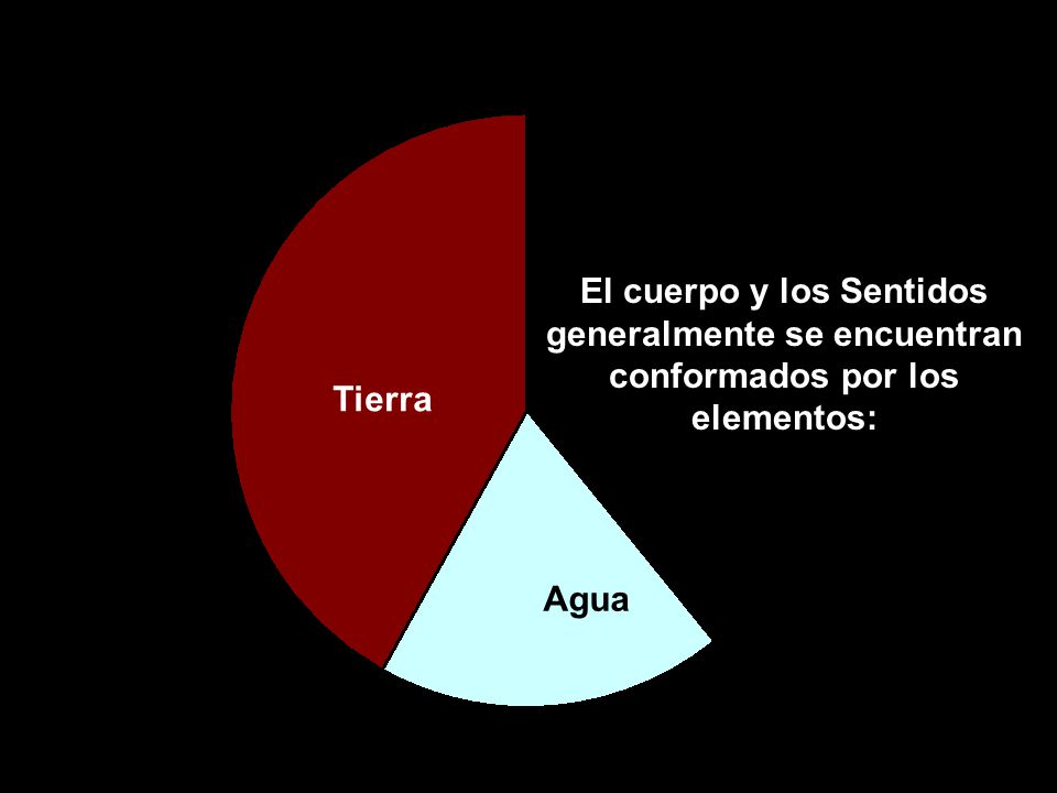 El cuerpo y los Sentidos generalmente se encuentran conformados por los elementos: