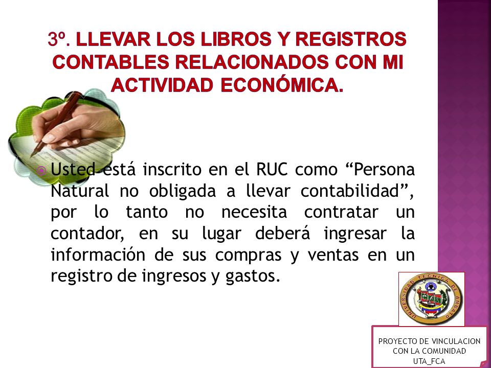 PROYECTO DE VINCULACION CON LA COMUNIDAD