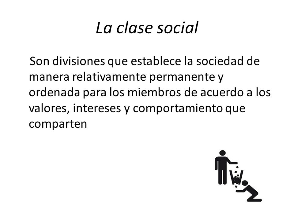 La clase social