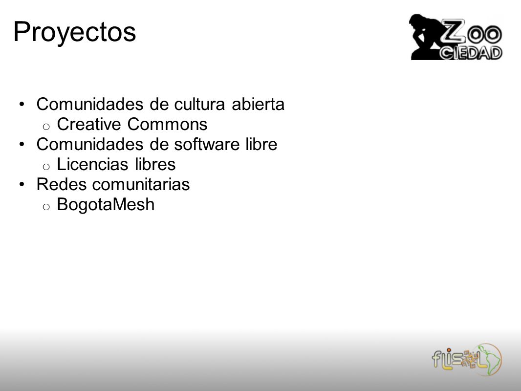 Proyectos Comunidades de cultura abierta Creative Commons